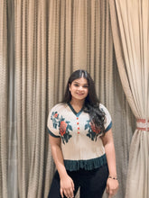 Iara Pleated Top ( White Tone )