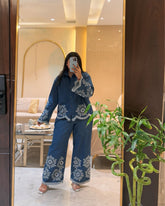 Evaarah Denim Coord Set