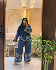 Evaarah Denim Coord Set
