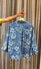 Floral Denim Shirt