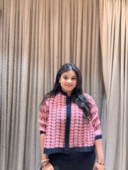 Niaz Pleated Top ( Pink )