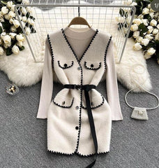 Kyle Warm Dress ( Off White Tone)