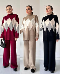 Diamond Knit Co-ord Set