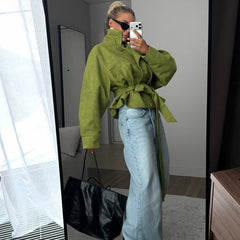 Verde Suede Jacket