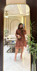 Terra Ruffle Luxe Dress