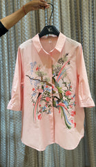 Hannah Embrioderd Shirt