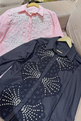 Noah Lace Embellish Shirt
