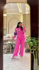 Raima Embriodery Coord Set