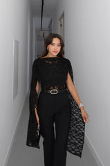 Sable Lace Blouse