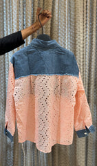 Max Denim Cutwork Shirt