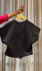 Crimson Asymmetrical Top