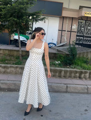 Polka Maxi Dress