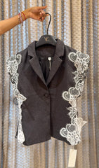 Midnight Lace Blazer