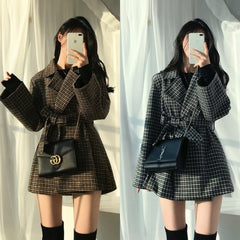 Rira Plaid Dress