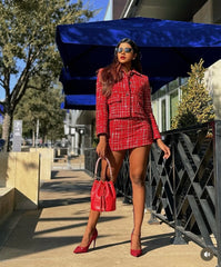 Serena Tweed Coord Set