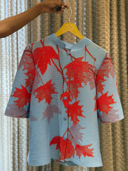 Varena Shirt( Red Tone )