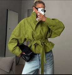 Verde Suede Jacket