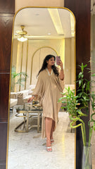 Blush Drape Kaftan