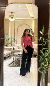 Rose Radiance Crochet Top