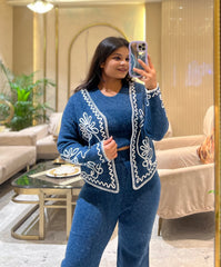 Kiyat Three Piece Winter Coord Set