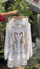 Klio Linen Embriodered CoordSet