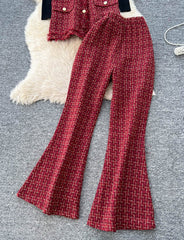 Paisley Tweed Three-Piece Luxury Co-Ord Set