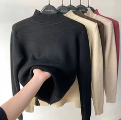 HighNeck Fleece Top