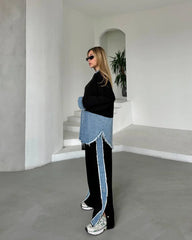 Urban Egde Denim Contrast Coord Set