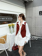 Monochrome Layered Chic Shirt