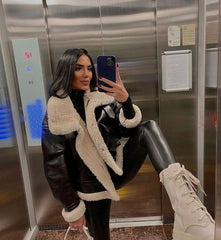 Leather Faux Jacket