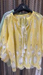 Jinia Cutwork Top