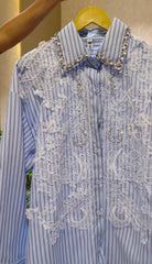 Belle Lace Embellish Shirt
