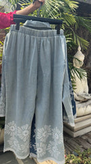 Evaarah Denim Coord Set