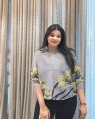 Elize Shirt ( Grey Tone )