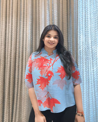 Varena Shirt( Red Tone )