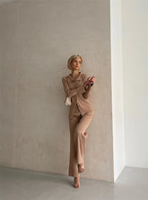 Siara Coord Set( Beige )