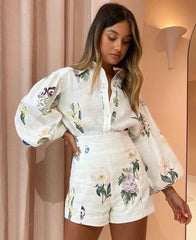 Jasmin Linen Coord Set