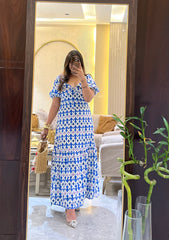 Alma Printed Dress