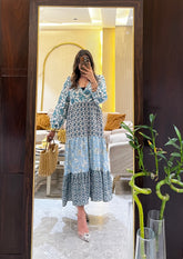 Elaya Printed Dress