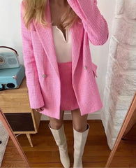 Sania Luxe tweed Coord Set