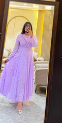 Laura Dress ( Lilac )