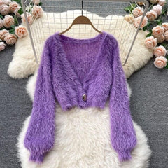 Blair furry Cardigan