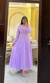 Laura Dress ( Lilac )