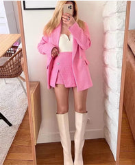 Sania Luxe tweed Coord Set