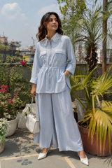 Chia Linen Lace Coord Set