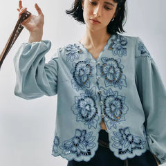 Hamza Cutwork Blouse
