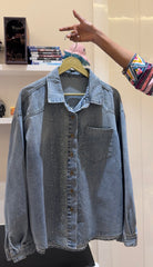 Terra Embellish Denim Shirt