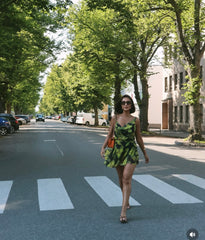 Floral Mini Tulle Dress