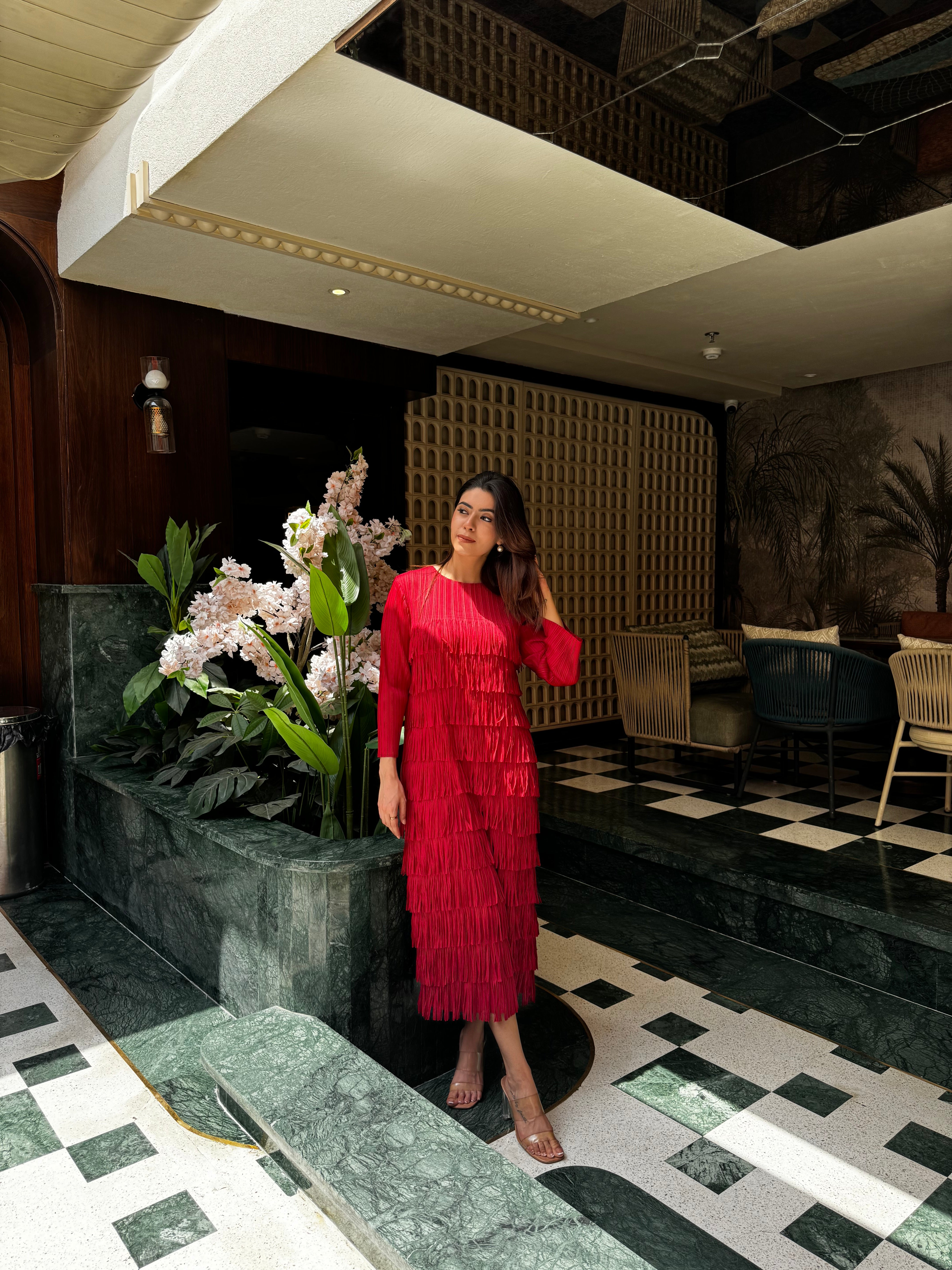 Nayab Pleated Dress