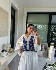 Zobra Embriodered Skirt Set